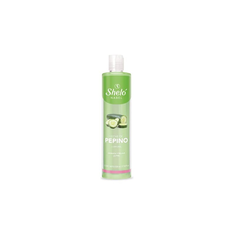 Crema Corporal Leche De Pepino 530ml Humecta Y Purifica