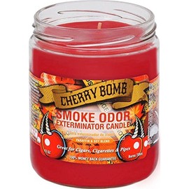 Smoke Odor Exterminator 13oz Jar Candle, Cherry Bomb