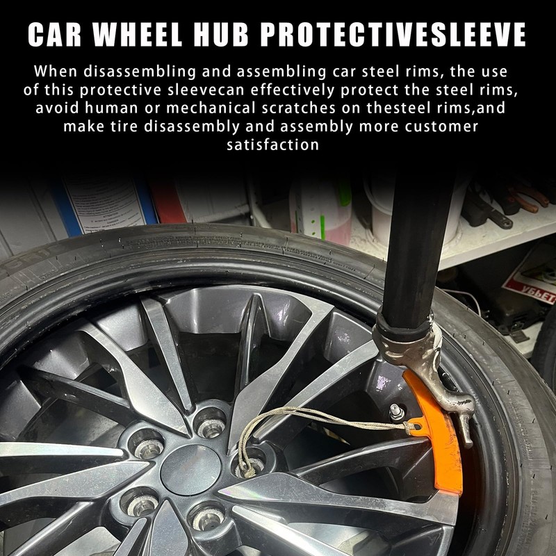 Piburth Car Tire Changing Rim Protector, 5 Pcs Wheel Changing