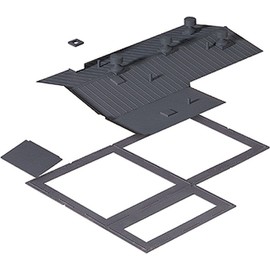 Walthers Cornerstone Series Modulars HO Scale Peaked Roof & Base (933-3720)