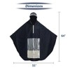Elderly Mobility Scooter Poncho - 3 or 4 Wheel Scooter