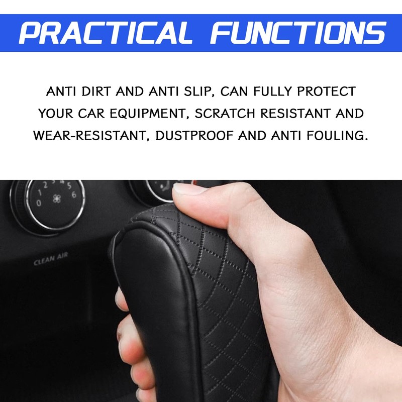 SamWinGear Gear Shifter Cover Stick Shift Knob Cover, Diamond PU