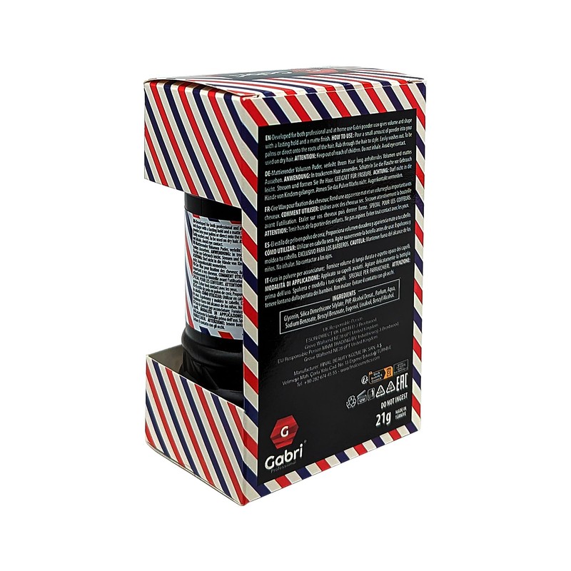 Gabri Professional Matte Look Styling Powder - Natural Lasting Hold,