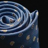 S&W SHLAX&WING Men's Necktie for Suit Jacket Classic 147cm Blue