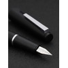 Jinhao 80 Black Fiber Brushed Fountain Pen, Iridium Fine Nib