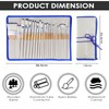 MeoZynxadril 24 Piece Brush Set, Acrylic Paints, Brush Set Made