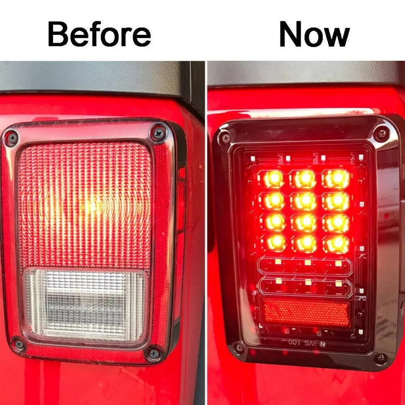 Unbranded 2007-2017 Combo for Jeep Wrangler JK 7" LED Headlights