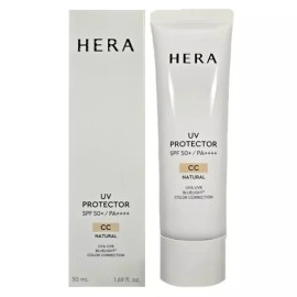 HERA 헤라 유브이 프로텍터 씨씨 내츄럴 50ml SPF50+ PA++++/N Hera UV Protector CC Natural 50ml SPF50+ PA++++