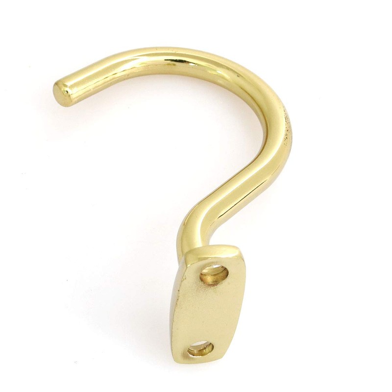 heyous Snooker Pool Billiard Table Cue Brass Hook with Mounting