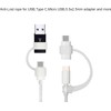 2pcs Silicone Cable Converter Holder Strap Tether,Anti Lost Cover Protections