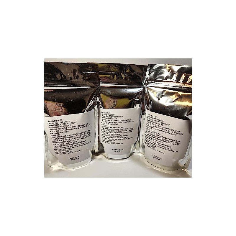 Turmeric Peppercorn, Ginger Root and Moringa Leaf Capsule Triple Value