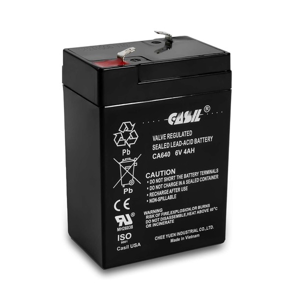 Casil 6V 4Ah Replacement Battery Compatible with UltraTech UT640 IM-640
