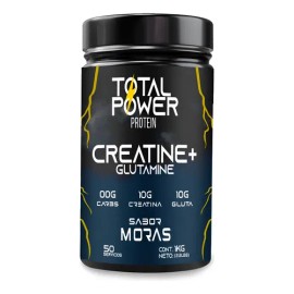 Creatina + Glutamina Total Power 1kg 50servicios Pre Entreno