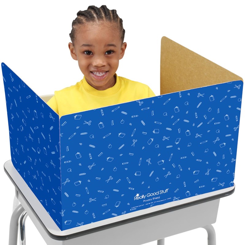 Really Good Stuff Large Privacy Shields for Student Desks –