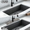 2PCS 15" X 5.5" Kitchen Sink Splash Guard Faucet Mat