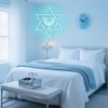 Hanukkah Star of David & Menorah Neon Sign - Jewish