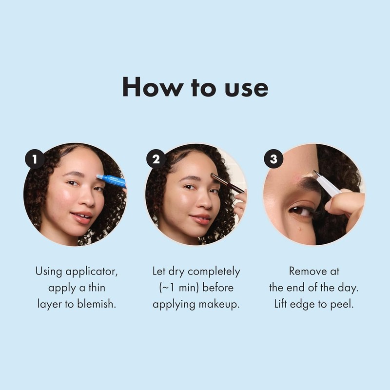HERO COSMETICS Mighty Shield™ Liquid Patch Invisible Blemish Protectant for