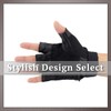 ONE LIMITATION TG014 Men's Gloves Leather Fingerless Motorcycle Cycling Driving