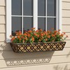 Y&M 4pcs 30" Horse Trough Window Boxes with Coconut Coir