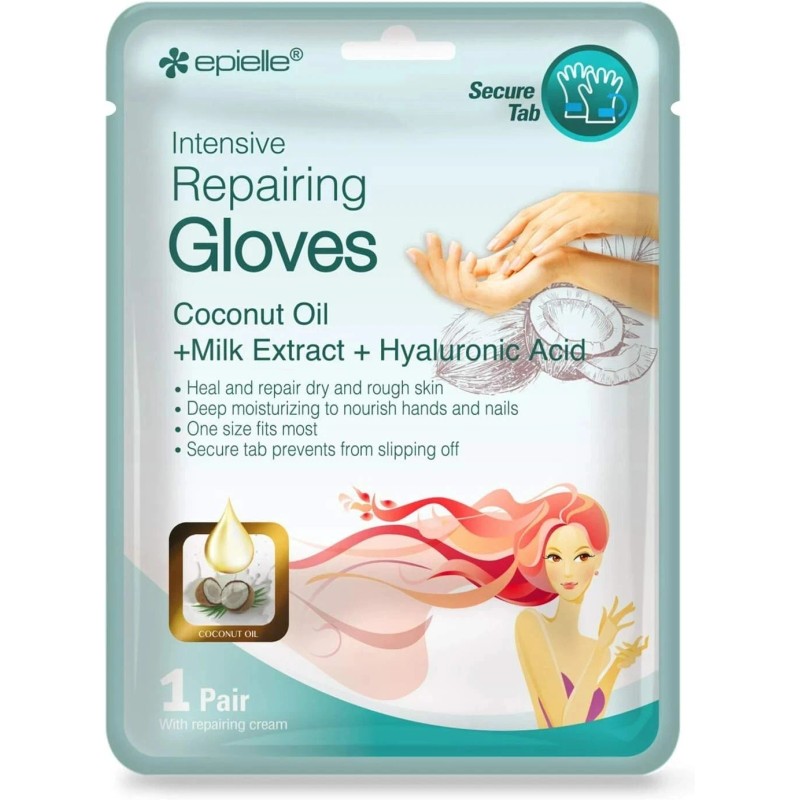 6 PAIRS of Epielle Intensive Repairing Gloves Mask for Dry