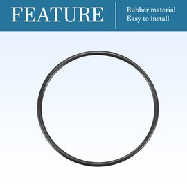 QUARKZMAN Nitrile Rubber Nitrile Ring Seal 33 mm x 30 mm x 1.5 mm for Tap Plumber Repair Seal Connection, Black Pack of 10