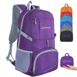 ZOMAKE Hiking Backpack 35L Lightweight Backpack Water Resistant Packable Backpack Travel Daypack for Women Men