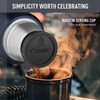 Thermos Stainless King botella compacta de 16 onzas, Acero inoxidable,