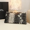 Millya Women's PU Leather Evening Bag Clutches Purse SnakeSkin Envelope
