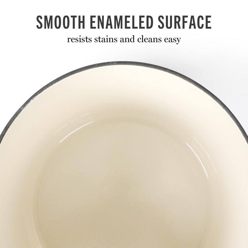 Martha Stewart Gatwick 4 Quart Enamel Cast Iron Dutch Oven