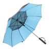 Cooling Fan Umbrella UV Guard Sun Blocking 2600mAh USB Rechargeable