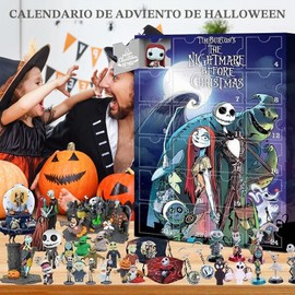 Calendario de Adviento Pesadilla antes de Navidad con 24 juguetes y figuras de terror