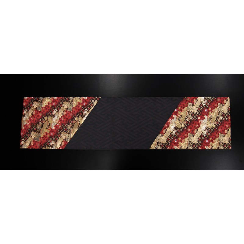 [Packaged] Boxed Japanese Table Center Belt Wind 120 × 30 cm Japanese