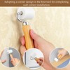 2Pcs Seam Roller Flat Pressure Roller Internal External Corner, Wallpaper
