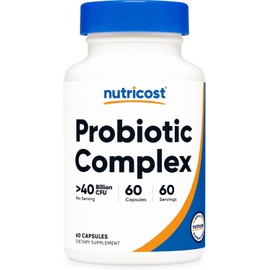 Nutricost Probiotic Complex (40 Billion CFU) (60 Capsules) - GMO-Free, Gluten-Free
