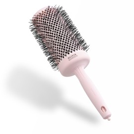 Olivia Garden Expert Blowout Speed – Pastel Pink - 65 - Ceramic Coated Round Brush with Extra Long Barrel for 25% Faster Blowouts