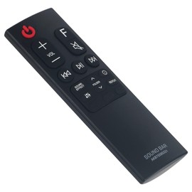 AKB75595331 Replacement Remote Control Suitable for LG Soundbar System SL4Y SL5Y SL6Y SL7Y SL8Y SL9Y SL10Y SN5Y SN6Y SN7Y SN7R SNC4R SN7CY SPN5B-W SPL5B-W SPH4B-W SPJ4-S Sub AKB75595361 Soundbar