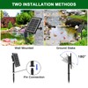 Upgraded Digital Display Solar Pond Aerator, 3 Working Modes(Low/Med/High) Solar