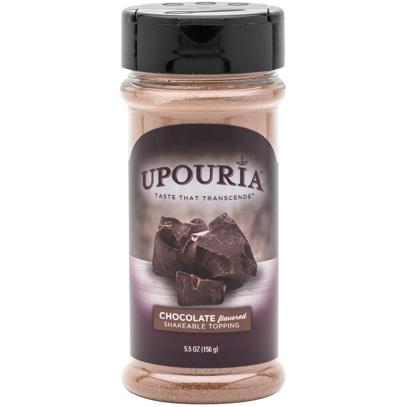 Upouria Chocolate Flavored Shakeable Topping 5.5 Ounce - (Pack of