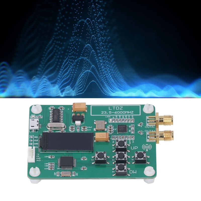 Signal Source Module Generator Board 23.5‑6000MHz Electronic Component USB 5V