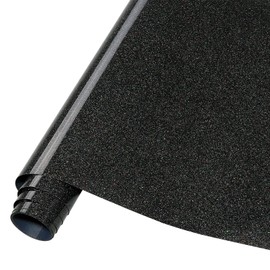 Tintnut Galaxy Black Glitter HTV Vinyl Roll -12"x5ft Galaxy Glitter Heat Transfer Vinyl Shinny Glitter Iron On Vinyl For T-Shirts Glitter HTV Compatible With Cricut Or Sillhoutte Cameo