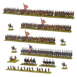 Revolution! - Continental Army Brigade - Epic Miniatures for Black Powder, Highly Detailed Era of the American Independence War for Tabletop War Games