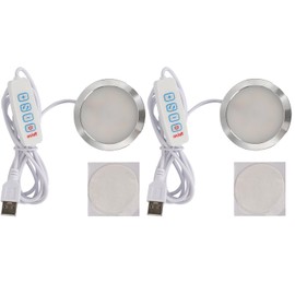 2PCS 001 LED Light Lamp for 3D Printer Bambu Lab P1P/P1S/A1/A1 Mini/X1/X1C/X1E Makerworld 3D Printed Model Components Not Included 5V LED Warm Light 3D Printer DIY Adjustable Three Color Lighting