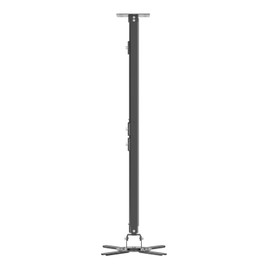 suptek Projector Ceiling Mount Bracket Fits Flat or Sloped Ceiling Height Adjustable with Extendable Length 30.7-49.21inch,for LCD/DLP Projectors,Black (PR05LB)