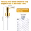 Pack of 3 Soap Pump Gold 28 mm Thread Universal