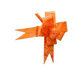 creative balloons Orange Pull Bows Set 30mm Present Basket Pull Bows Flower Ribbons Bows Knot Ribbon Decoration Gift Wrapping for Wedding Bouquets Wine Bottles Birthdays Packaging Boxes 10 Pack