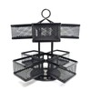 ST-BEST-P Tea Bag Organizer Coffee Holder Storage Spinning Carousel Basket