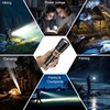 SKYFIRE Rechargeable Flashlight High Lumens,8000mAh Super Bright Flashlight,Zoomable,4 Modes,Waterproof LED