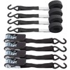 XSTRAP STANDARD Ratchet Tie Down Straps 4 Pk 10 Ft-
