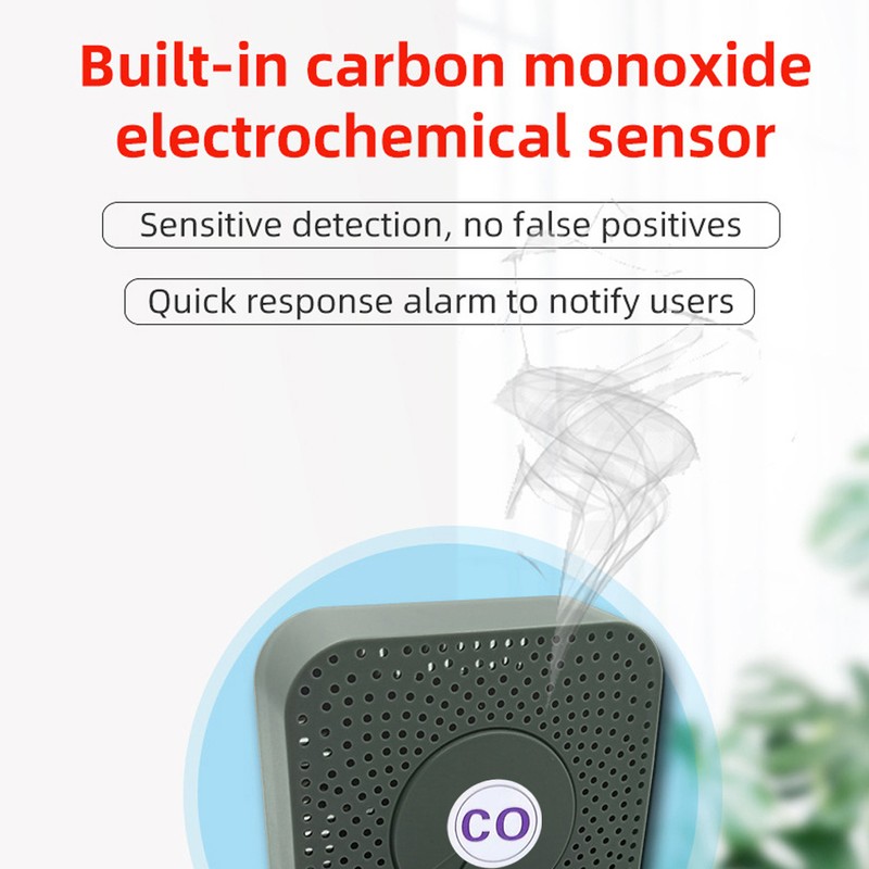 Tuya WiFi CO Detector Portable Carbon Monoxide Tester Multifunctional Carbon