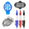 Tumnea Golf ball marker stencil, golf ball alignment tool, golf